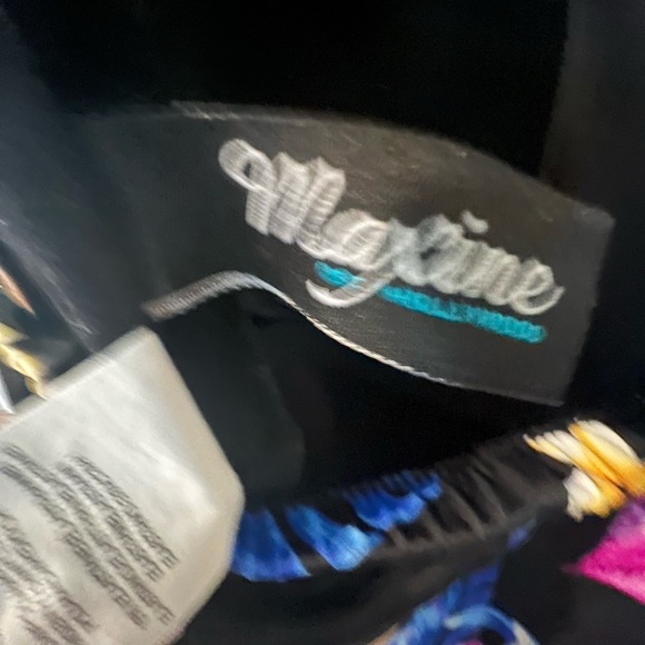 LIKE NEW Maxine of Hollywood Midnight Garden Peplum Blouson One Piece Swimsuit - Picture 8 of 14